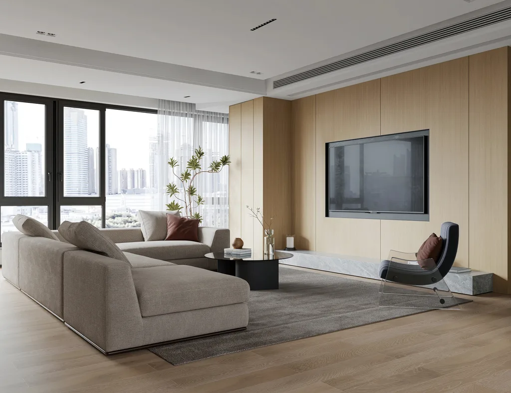 Панель XJ-W1032 в интерьере