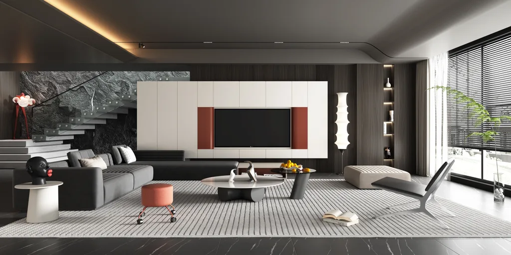Панель XJ-W1045 в интерьере
