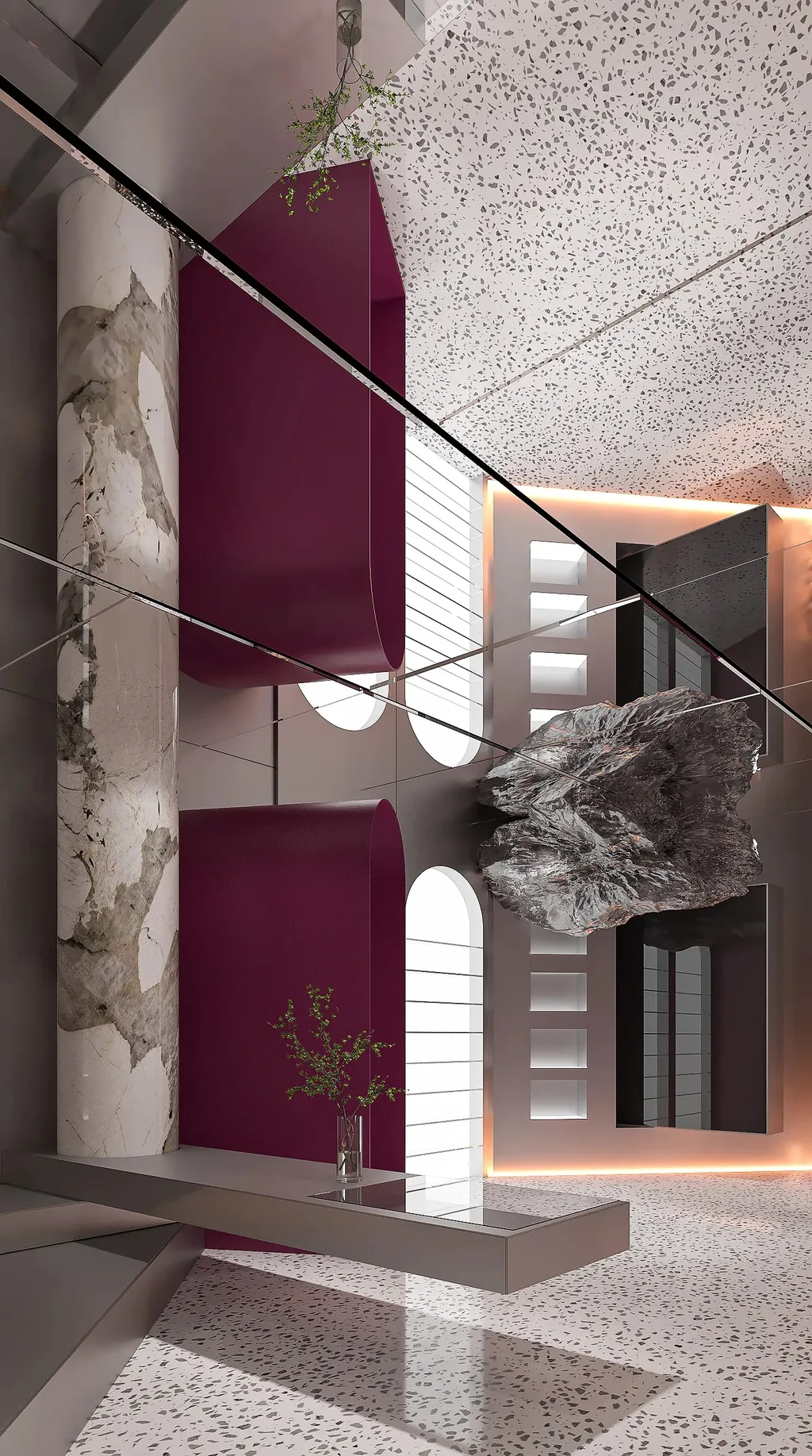 Панель XJ-M7010 в интерьере