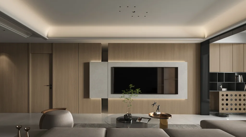 Панель XJ-W1026 в интерьере